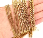 کارتیر دوبل استیل طلایی شش تراش(واحد نیم متری) - Image 2