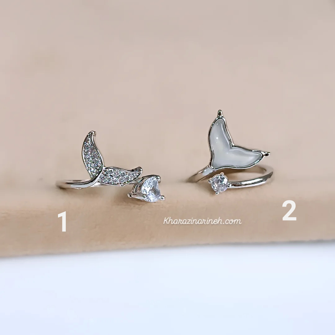 انگشتر دم وال انگشتر سواروسکی دم وال