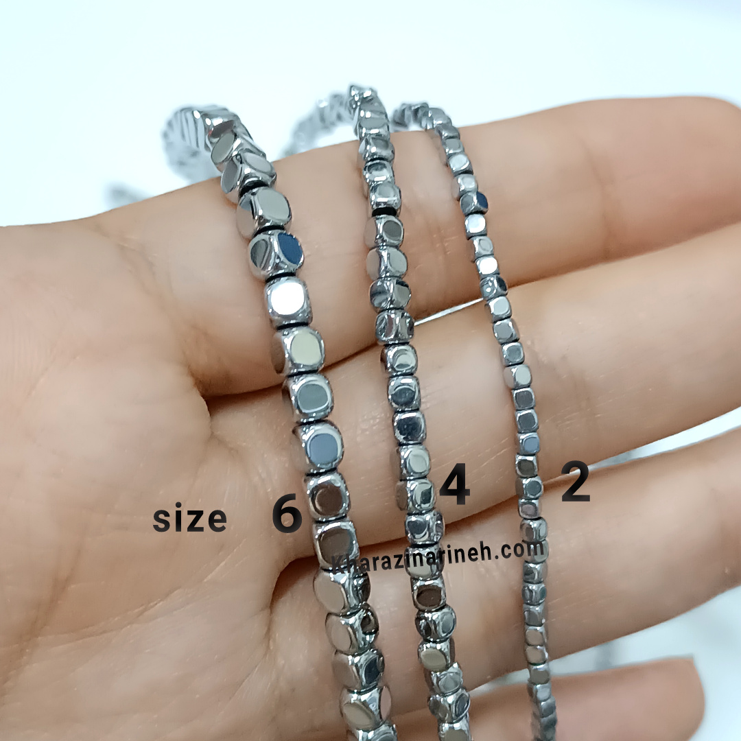 حدید ساخت زیورالات حدید مکعبی نقره ای