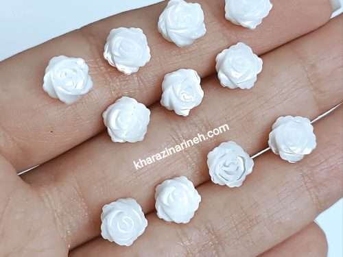 صدف گل رز بین کاری